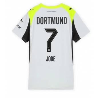 Billige Fotballdrakt Borussia Dortmund Jobe Bellingham #7 Replika Bortedrakt Dame 2025-26 Kortermet